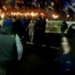 Ucraina, attivisti dell’ estrema destra marciano per Kiev
