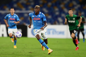 Osimhen, Napoli vs Sassuolo - Serie A TIM 2020/2021