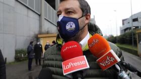 Milano, Salvini all’ospedale in Fiera: “Struttura incredibile, un gioiello europeo”