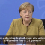 Germania, Merkel annuncia la proroga del lockdown fino al 31 gennaio