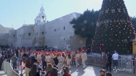 A Betlemme la vigilia del Natale Ortodosso