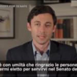 Georgia, il dem Ossoff proclama la vittoria: “Grazie per la vostra fiducia”