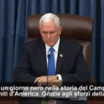Pence condanna la violenza: “Non avete vinto, vince la libertà e questa è la casa del popolo” | VIDEO