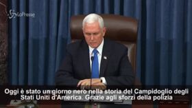 Pence condanna la violenza: “Non avete vinto, vince la libertà e questa è la casa del popolo” | VIDEO