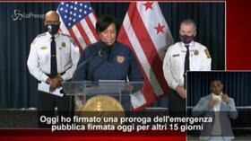 Usa, la sindaca annuncia la proroga dell’emergenza a Washington