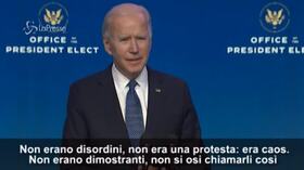 Usa, Biden: “Non era una protesta, erano terroristi” | VIDEO