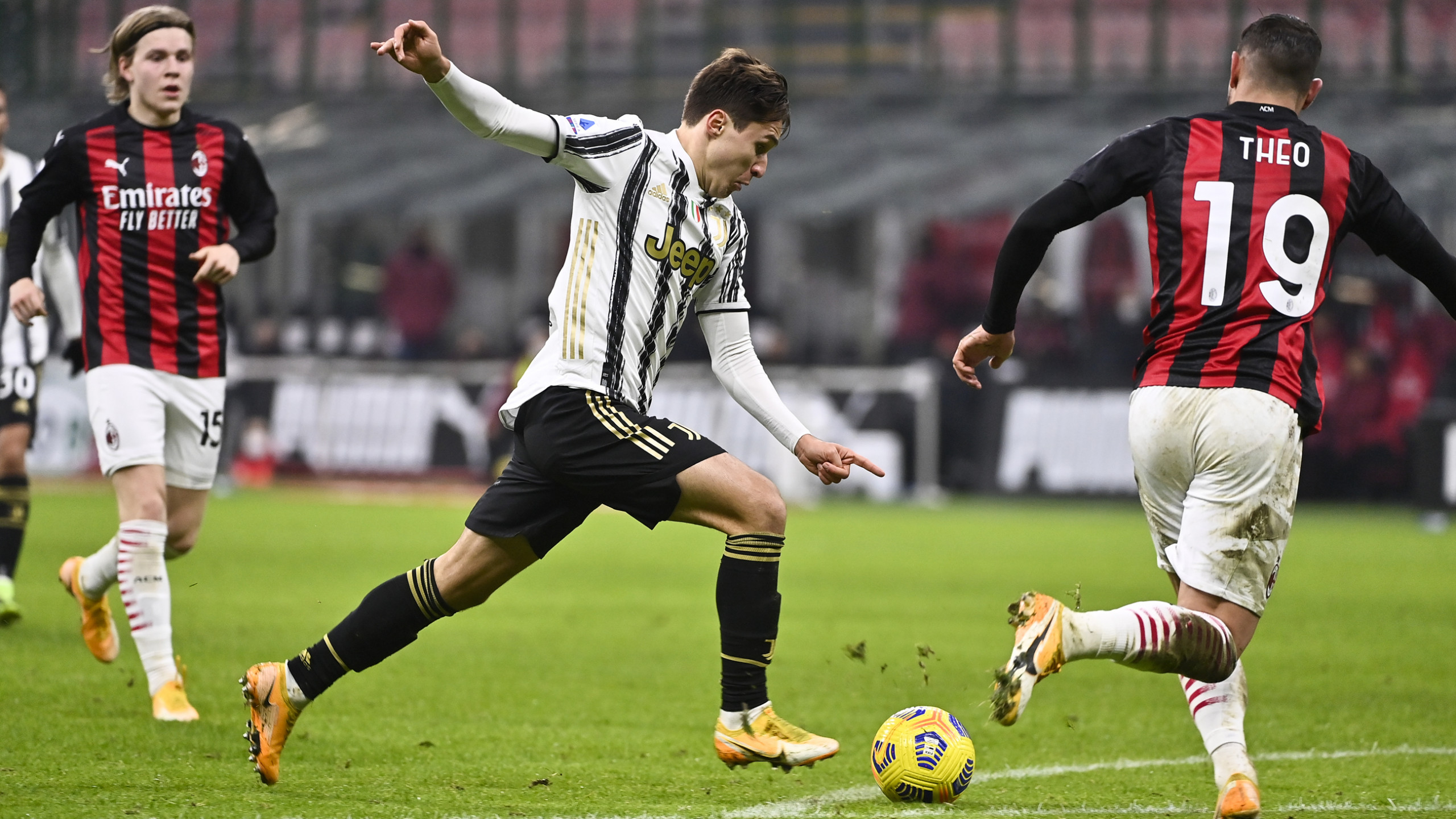 Serie A, super Chiesa nel gelo di San Siro: Juve schianta Milan e riapre corsa Scudetto