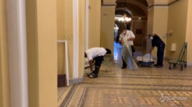 Washington DC, cominciano le pulizie al Campidoglio