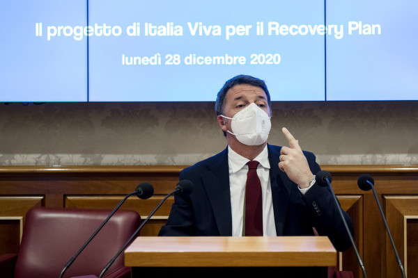 Matteo Renzi presenta il progetto di Italia Viva per il Recovery Plan