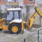 Kosovo, strade ed edifici allagati dopo il maltempo