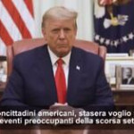 Usa, Trump condanna assedio Campidoglio: “Nessun mio vero sostenitore appoggerebbe la violenza politica”