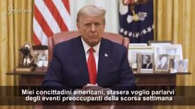 Usa, Trump condanna assedio Campidoglio: “Nessun mio vero sostenitore appoggerebbe la violenza politica”