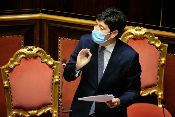 Senato - Informativa del Ministro Roberto Speranza sulle misure di contenimentoper evitare la diffusione del COVID-19