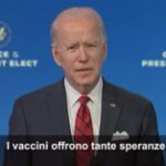 Usa, Biden: “Il nostro obiettivo sono 100 milioni di dosi nei primi 100 giorni”
