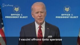 Usa, Biden: “Il nostro obiettivo sono 100 milioni di dosi nei primi 100 giorni”