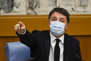 Matteo Renzi, Italia Viva, conferenza stampa alla Camera dei Deputati