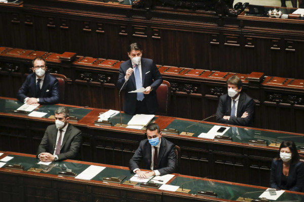 Politica, Giuseppe Conte alla Camera