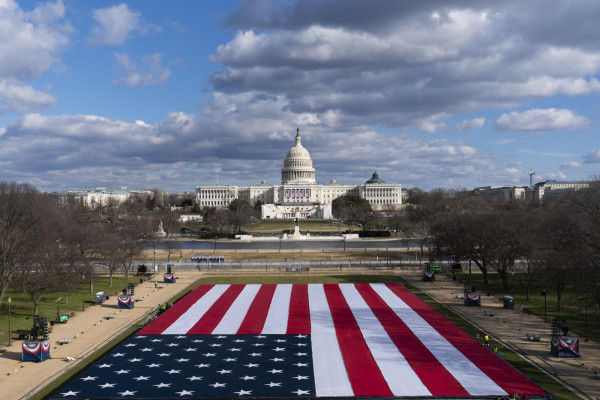 APTOPIX Biden Inauguration Flags