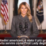 Usa, Melania Trump: “Essere la First Lady è stato il più grande onore della mia vita”