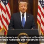 Usa, il discorso di addio di Trump: “Preghiamo per il successo della nuova amministrazione”