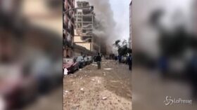 Esplosione Madrid, le immagini delle macerie