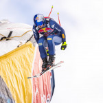 Dominik Paris sul podio nella discesa libera di Kitzbuehel