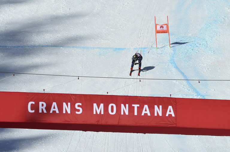 Coppa del Mondo di sci alpino, discesa libera femminile a Crans Montana in Svizzera