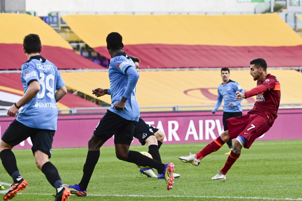 Lorenzo Pellegrini. Roma vs Spezia - Serie A TIM 2020/20211