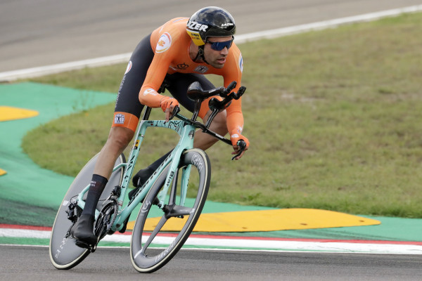 Tom Dumoulin. Mondiali ciclismo 2020 a Imola
