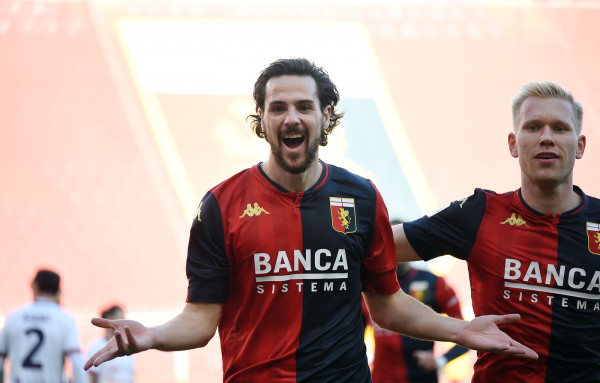 Mattia Destro. Genoa vs Cagliari - Serie A TIM 2020/2021