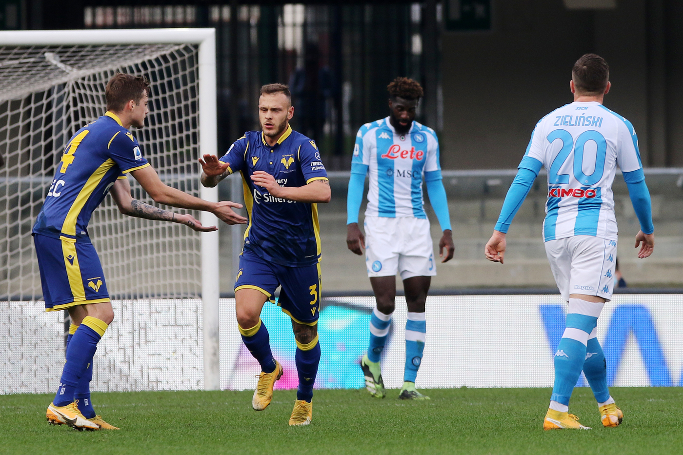 Serie A: fatal Verona per il Napoli, sconfitto 3-1