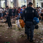 Panico tra la folla che assisteva alla finale di Champions Legaue tra Juve e Real Madrid in Piazza San Carlo