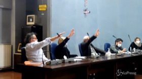 Genova, Saluto romano nella Giornata della Memoria