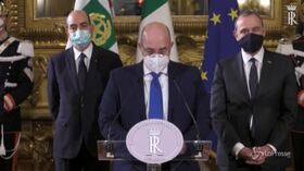 Consultazioni, Crimi: “Conte unica persona per superare fase complessa”