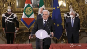 Crisi, Mattarella: “Dare vita presto a un governo con adeguato sostegno parlamentare” | VIDEO