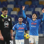 Coppa Italia, per il Napoli poker con brivido: Spezia ko