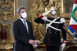 Crisi di governo, dichiarazioni di Roberto Fico al termine delle consultazioni