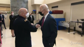 Usa, Biden visita il centro medico militare ‘Walter Reed’