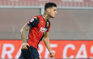 Scamacca Gianluca. Genoa vs Torino - Serie A TIM 2020/2021