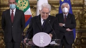 Il presidente della Repubblica Sergio Mattarella