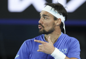 Australian Open: Fognini al secondo turno, ora il derby con Caruso