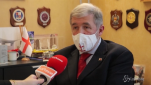 Il sindaco di Genova Marco Bucci