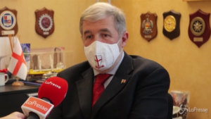 Il sindaco di Genova Marco Bucci