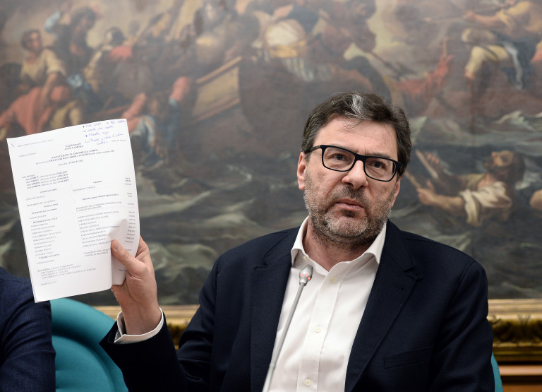 Giancarlo Giorgetti – ministro dello Sviluppo Economico