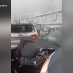 Maxi-incidente sull’A32, lo choc di un automobilista coinvolto: “Assurdo”