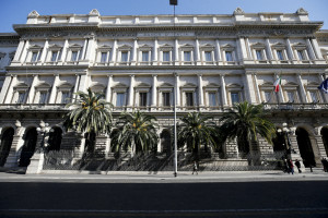 Roma Palazzo Koch, sede della Banca d'Italia, in Via Nazionale