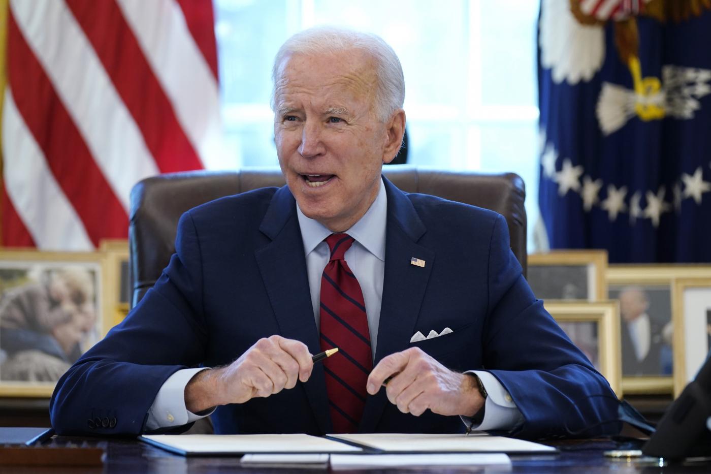 Vaccini, Biden: Progressi, supereremo 100 mln dosi in 100 giorni