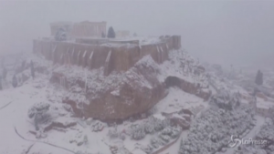 Nevicata ad Atene
