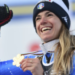 Marta Bassino, medaglia oro. Cortina d'Ampezzo