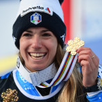 Marta Bassino, medaglia oro. Cortina d'Ampezzo